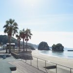 西方海水浴場 入口の展望台
